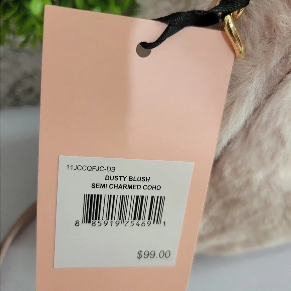 NWT Juicy Couture dusty blush semi charmed  coho bag $99